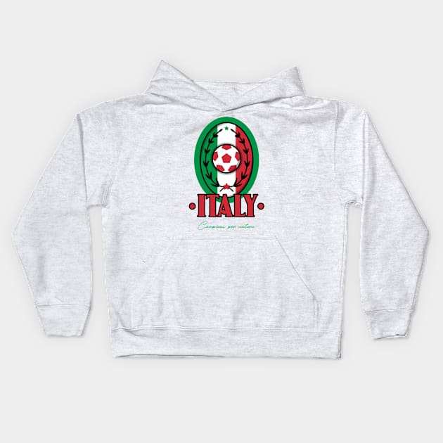 Italy Italian Soccer Fan Kids Hoodie by Tip Top Tee's